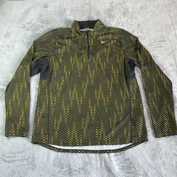 🎯Nike Men's Dri-Fit Racer Half-Zip Training Shirt Size Large - Picture 2 of 15